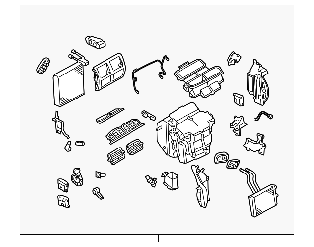 AC & Heater Assembly - Nissan (27110-CA03B)