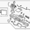 AC & Heater Assembly - Nissan (27110-EZ43B)