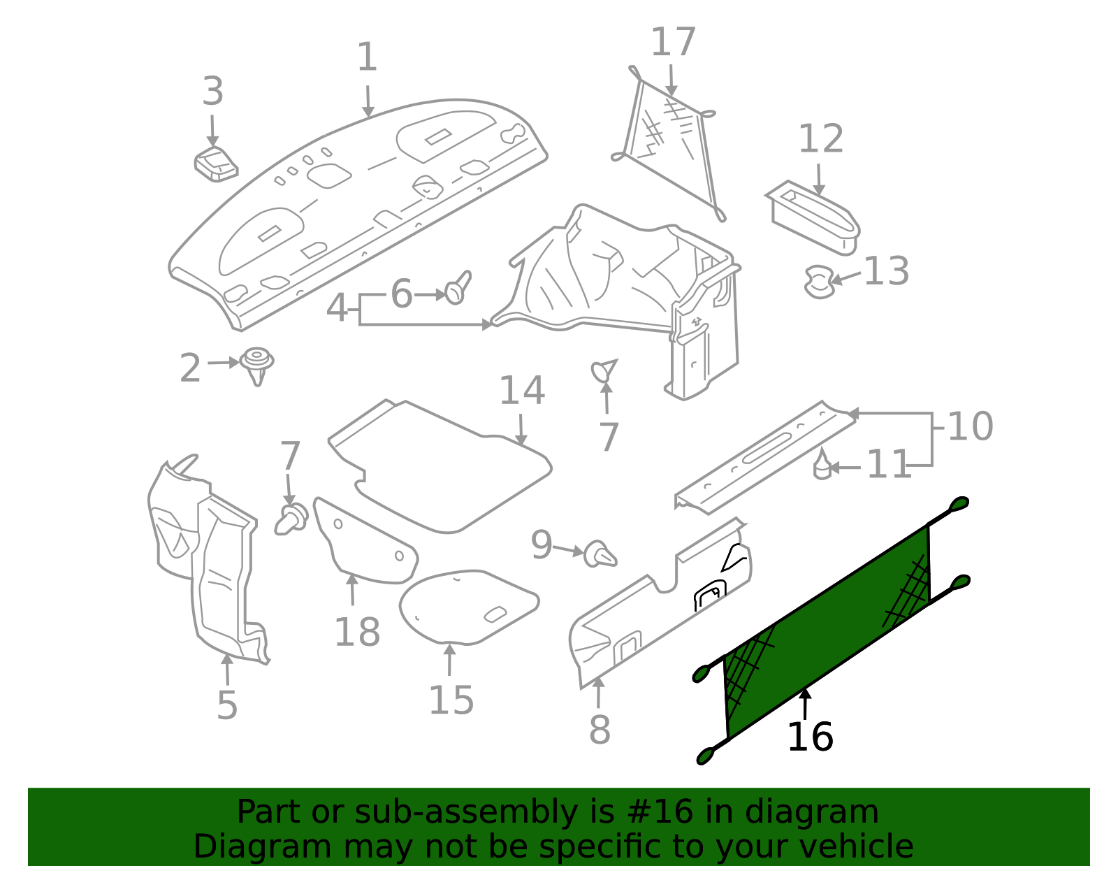 Cargo Net - Nissan (84935-8J000)