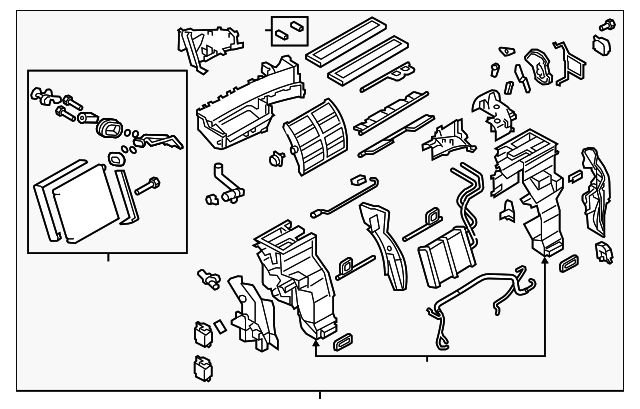 AC & Heater Assembly - Nissan (27110-1LK4C)