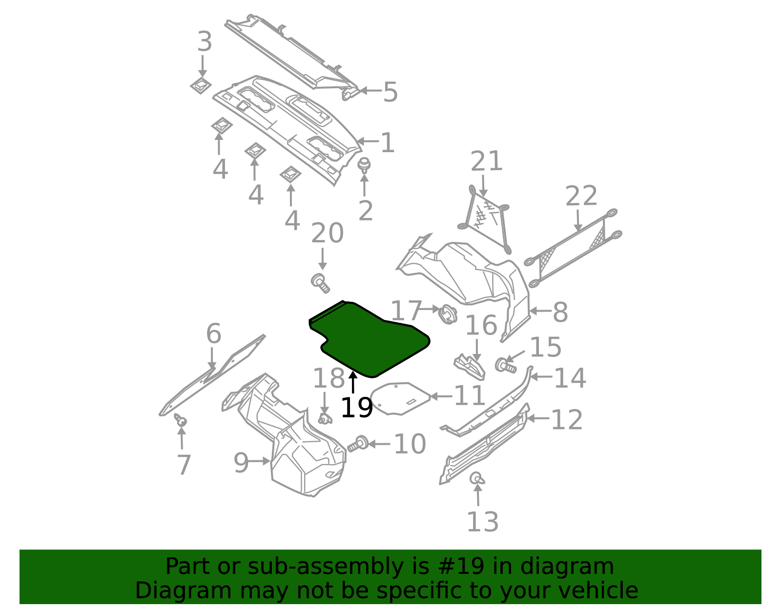 Floor Mat - Nissan (84902-7Y360)