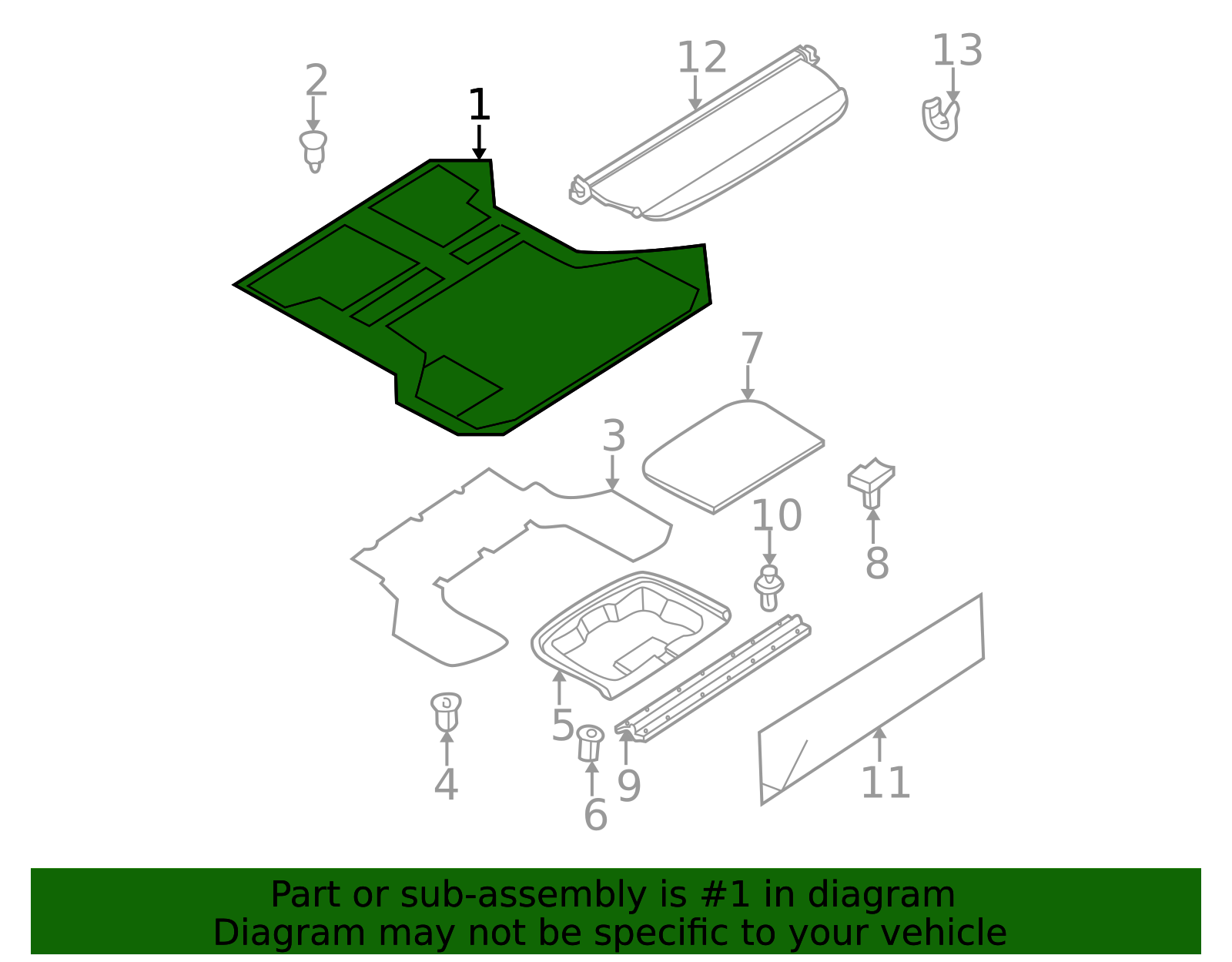 Floor Mat - Nissan (84904-0W020)