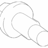 Tail Lamp Assembly Bolt - Nissan (01121-A6141)