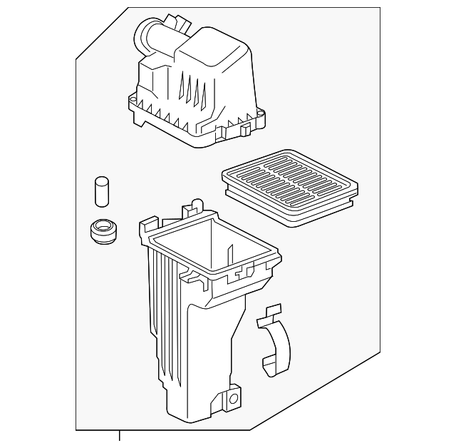 Air Cleaner Assembly - Nissan (16500-5RB2B)