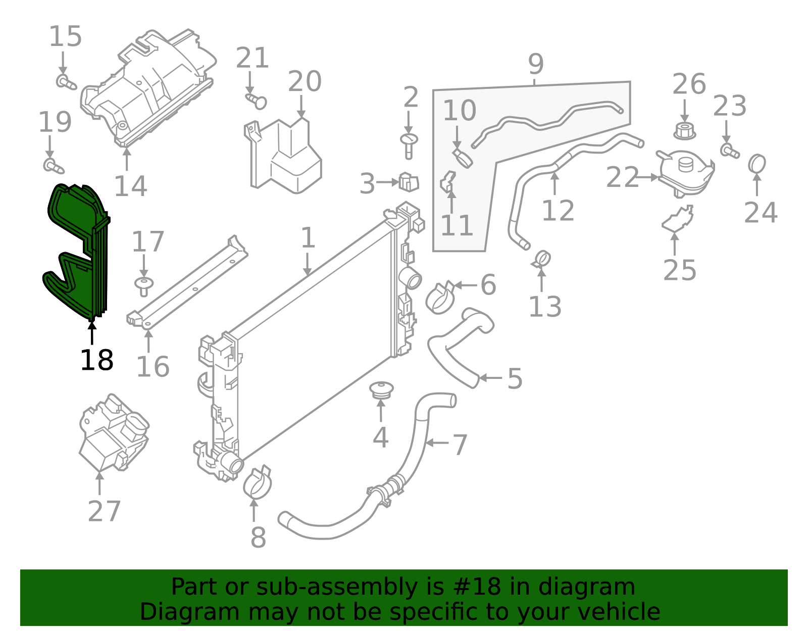 Side Air Baffle - Nissan (92184-5R00A)