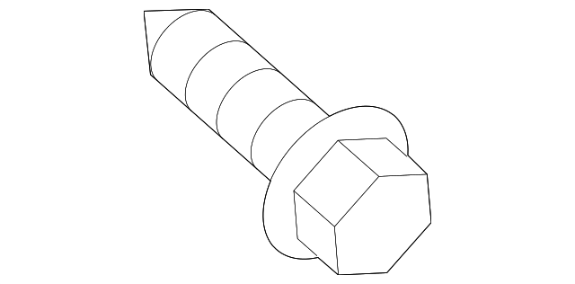 Head Air Bag Bolt - Nissan (01125-0028U)