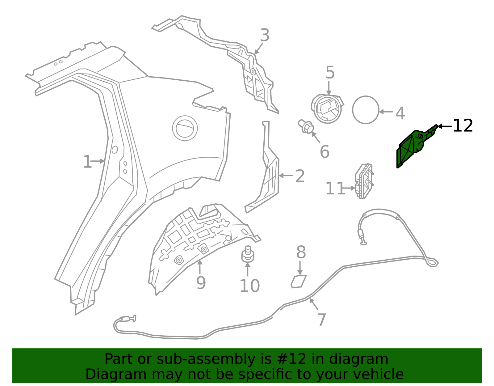 Guard - Nissan (78842-5R00A) 2 Guard - Nissan (78842-5R00A)