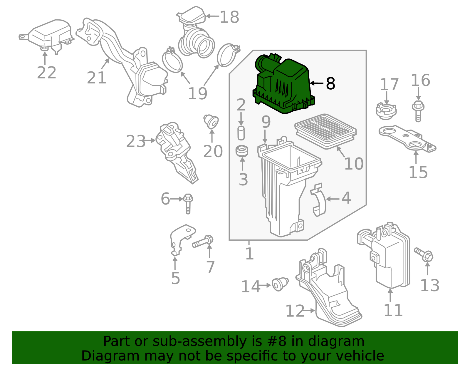 Cover - Nissan (16526-5RA0A) 2 Cover - Nissan (16526-5RA0A)