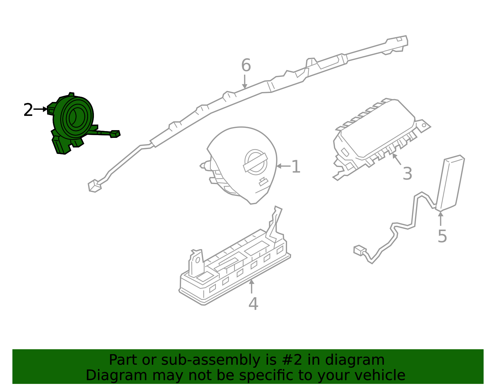 Clock Spring - Nissan (25554-6CA2A)