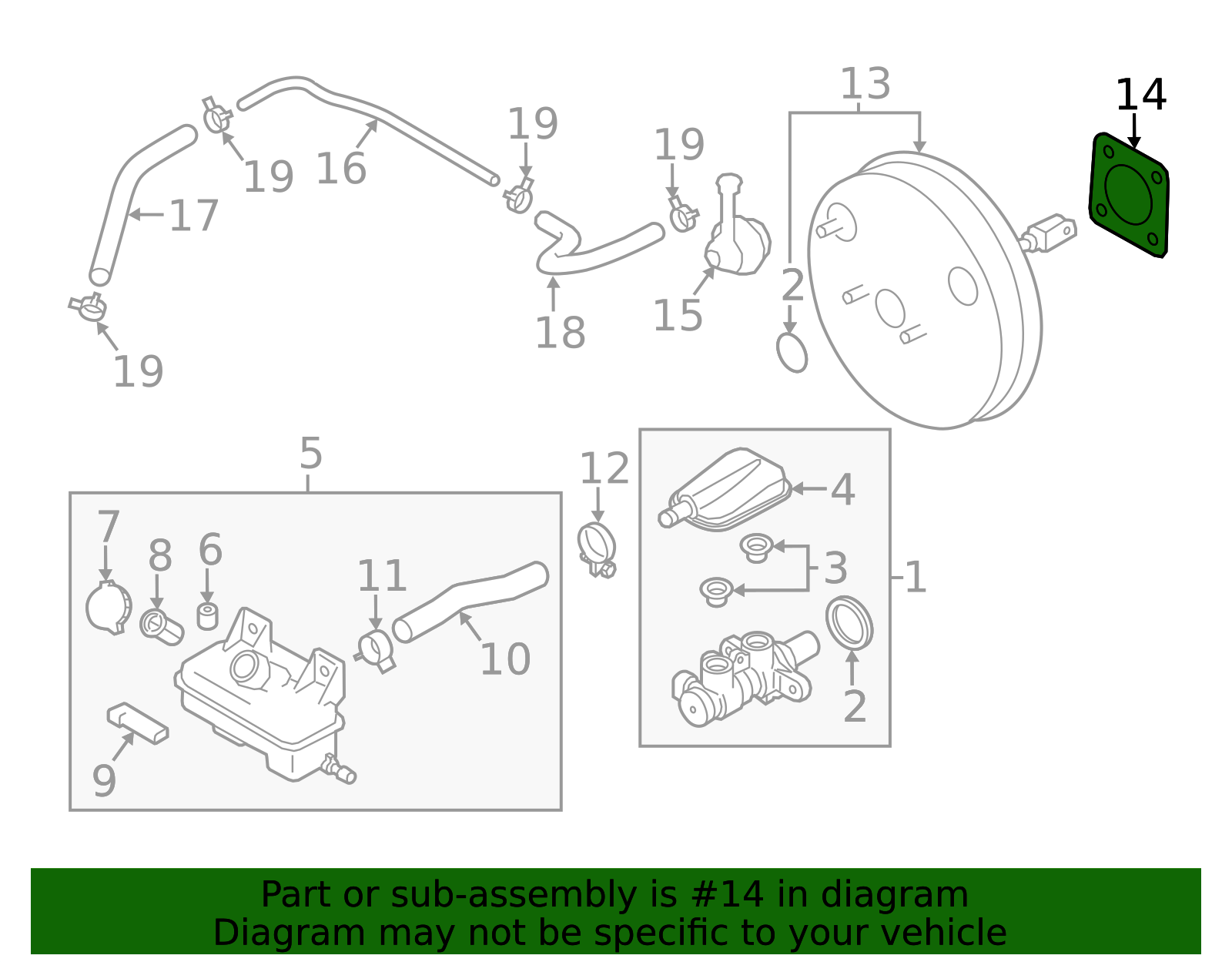 Booster Gasket - Nissan (47212-AX000)