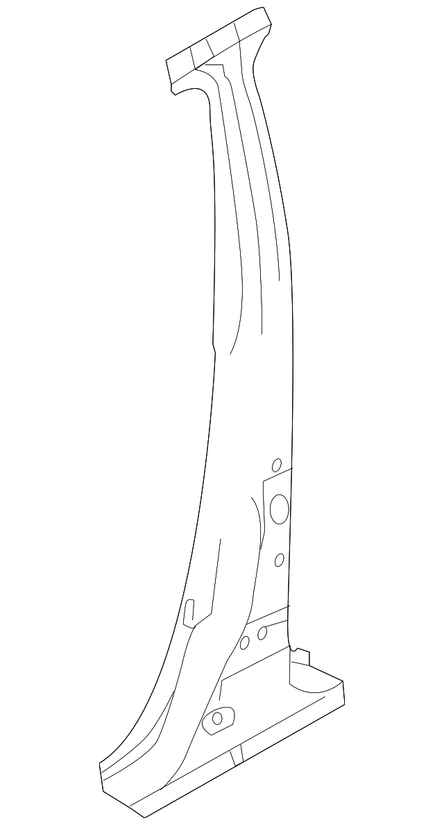 Center Pillar Reinforced - Nissan (G6570-5RBMA)