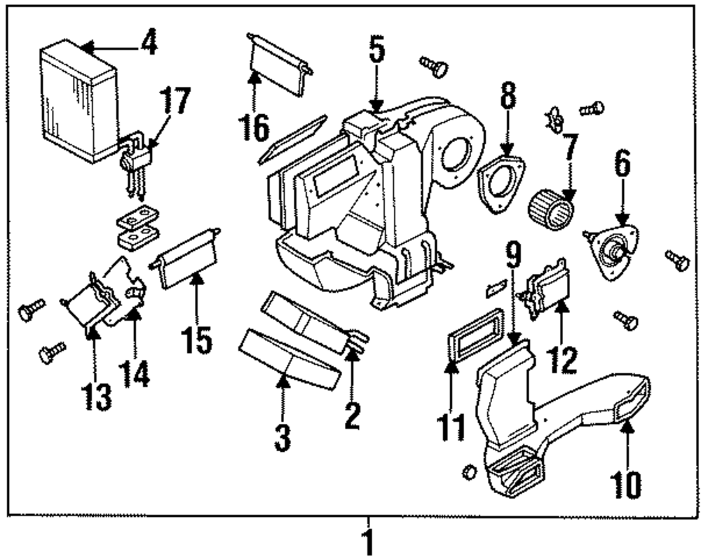 AC & Heater Assembly - Nissan (27400-0B000)