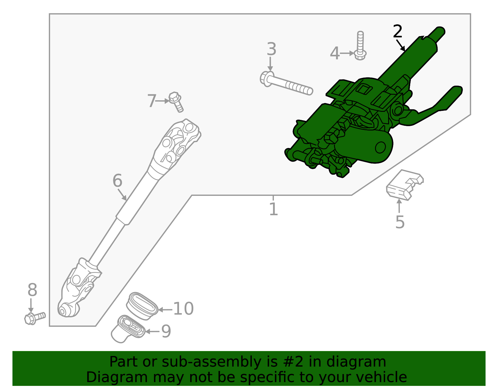 Steering Column - Nissan (48811-5EE0B)