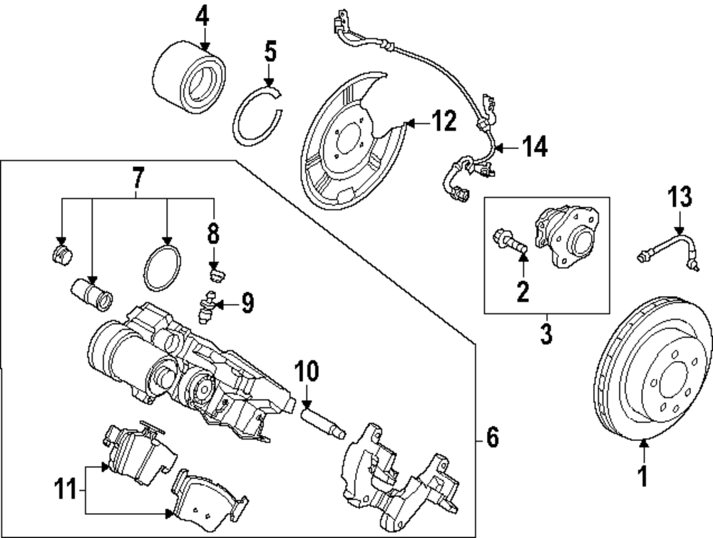 Brake Pads - Nissan (D4060-7LG0A)