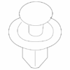 Door Trim Panel Clip - Nissan (01553-30001)