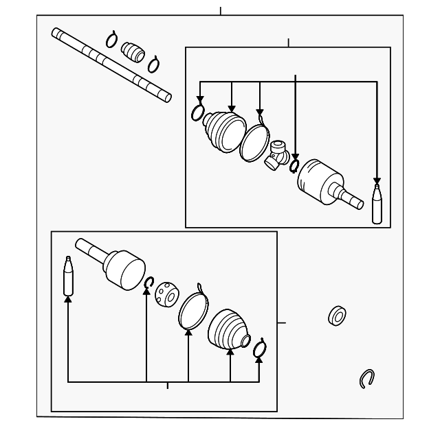Axle Assembly - Nissan (39100-5RD1A)