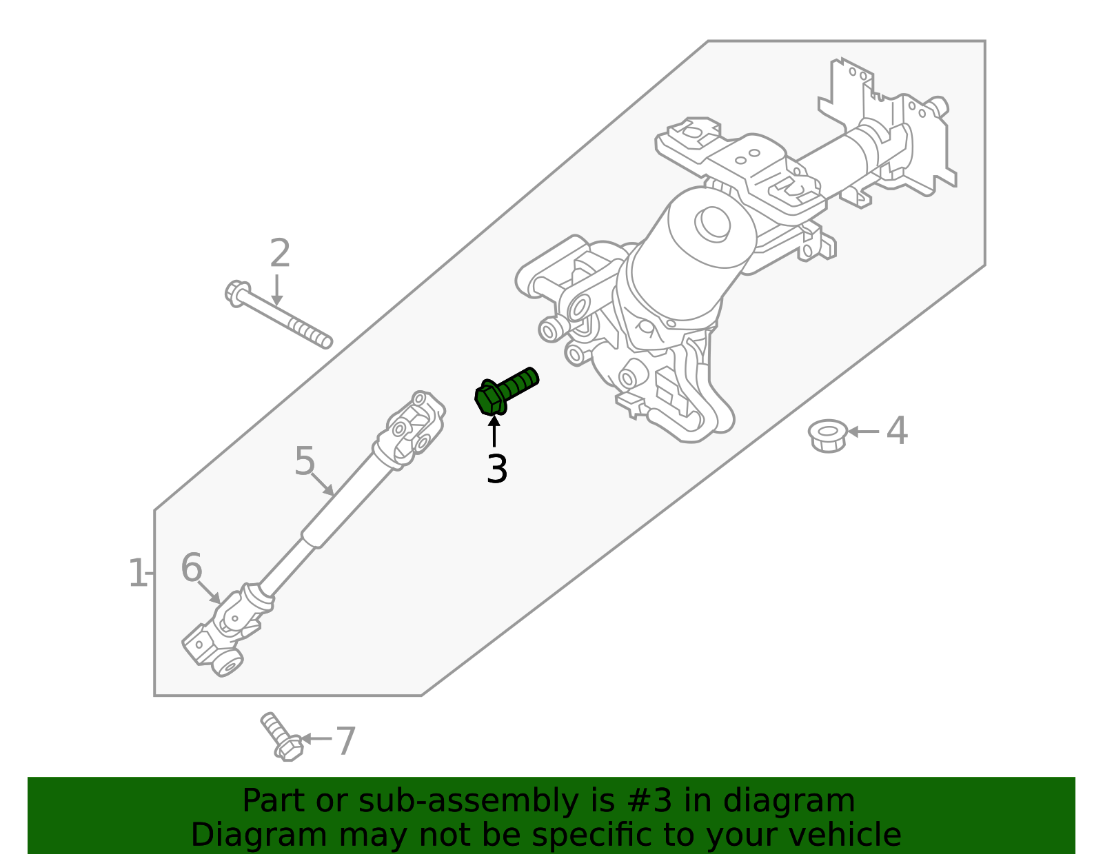 Shaft & Joint Upper Bolt - Nissan (48935-3U010)