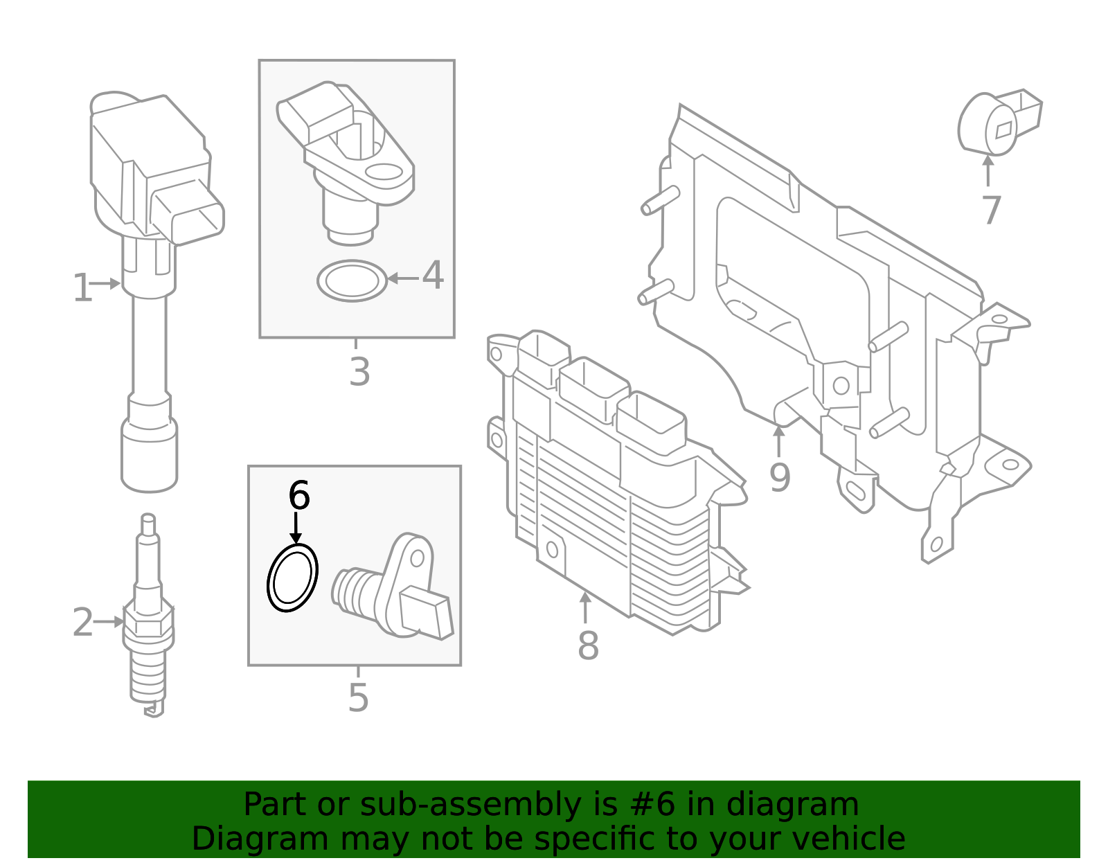 Camshaft Sensor O-Ring - Nissan (22131-EN215)