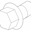 Pulley Bolt - Nissan (01121-06091)