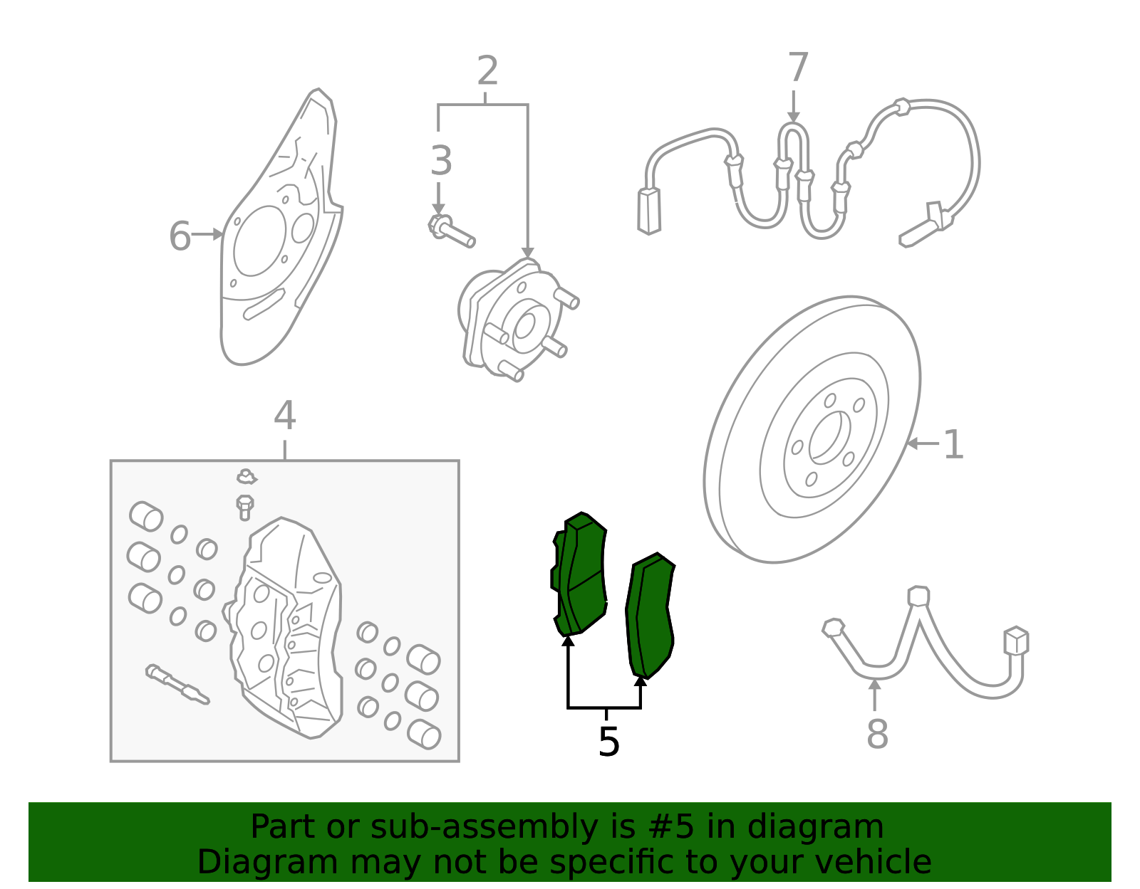 Brake Pads - Nissan (D1060-80B0A)