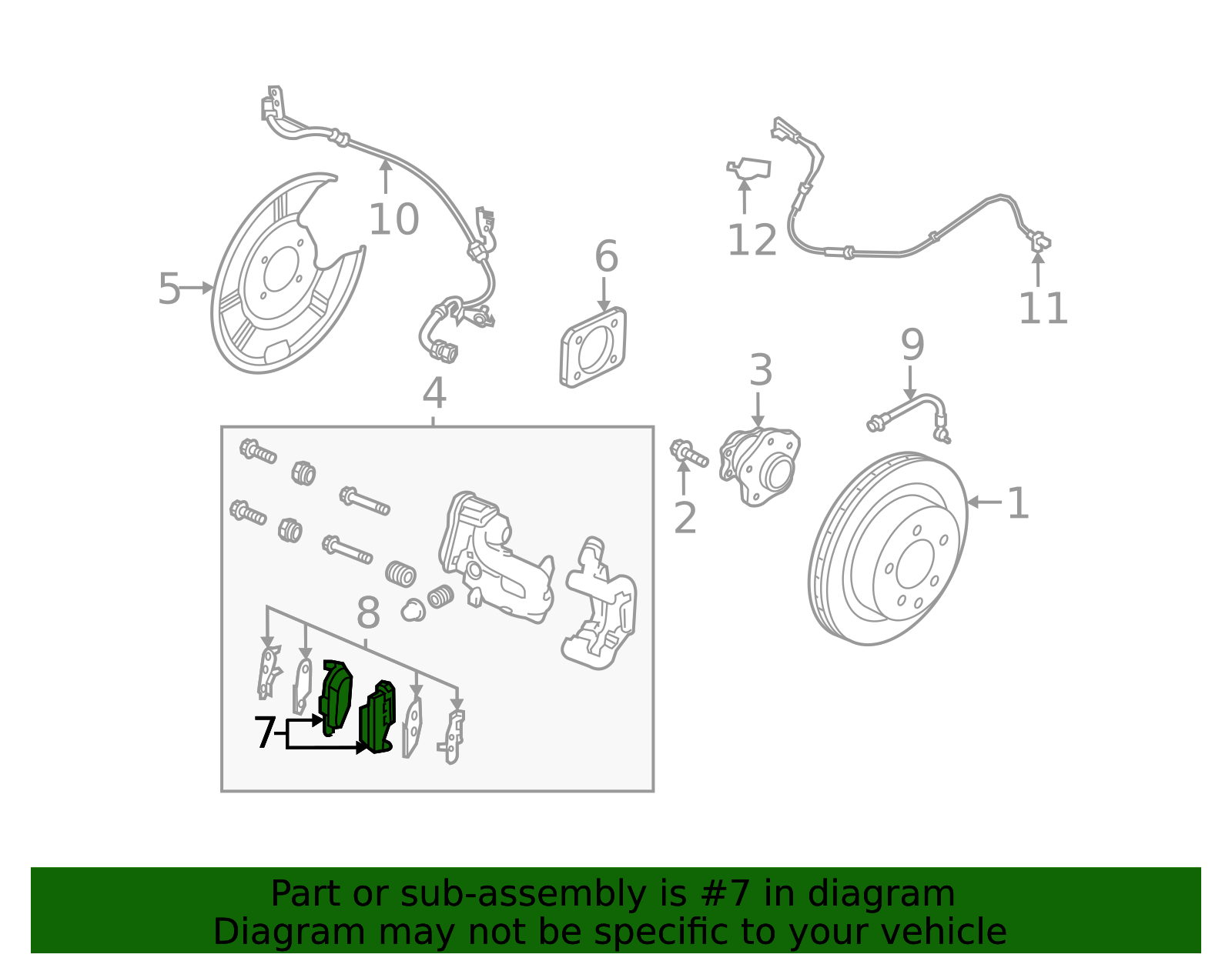 Brake Pads - Nissan (D4060-6CA2B)