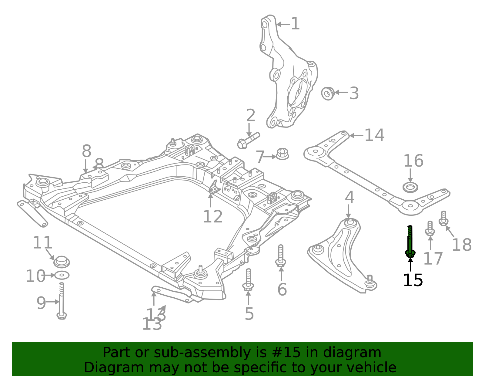 Bolt - Nissan (01125-N2021)