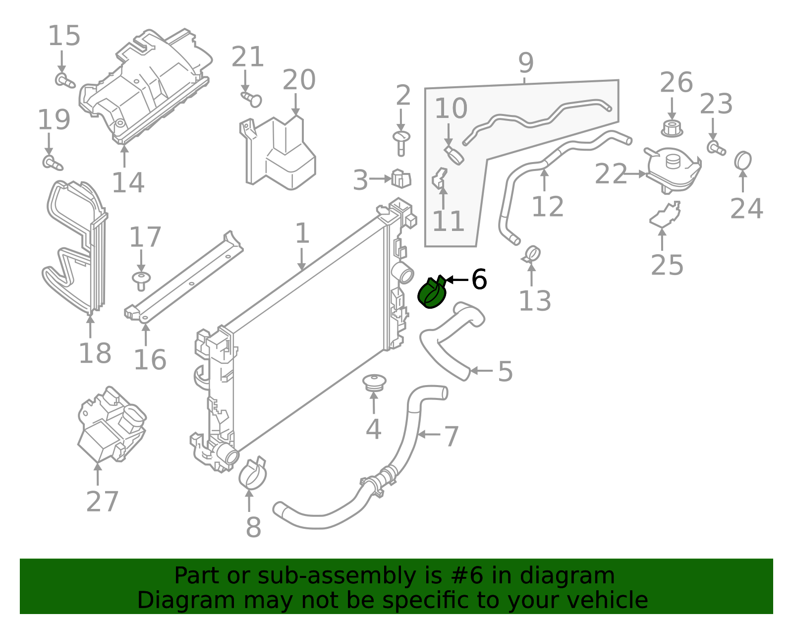 Upper Hose Clamp - Nissan (21518-7990A)