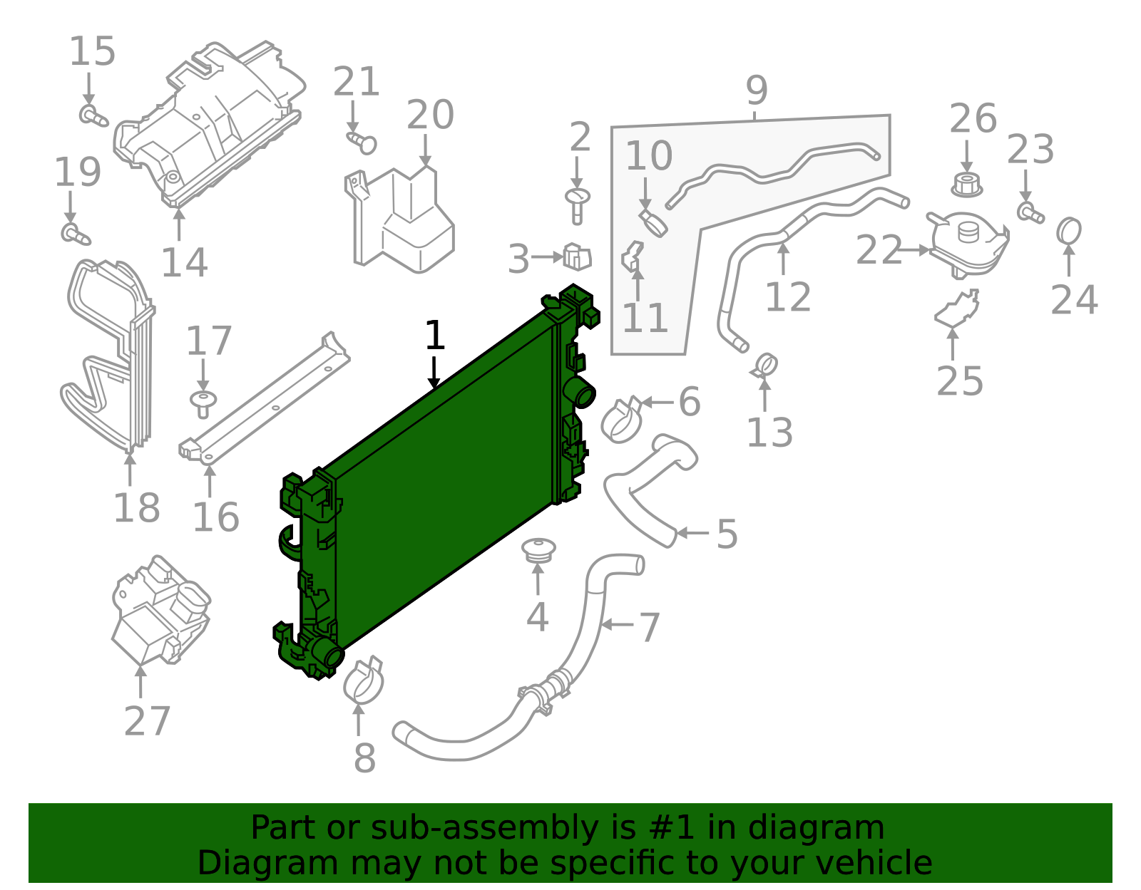 Radiator Assembly - Nissan (21410-5RB0B)