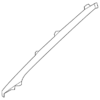 Windshield Pillar Trim - Nissan (76912-5RW0B)