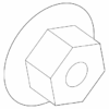 Impact Bar Nut - Nissan (01225-S809E)