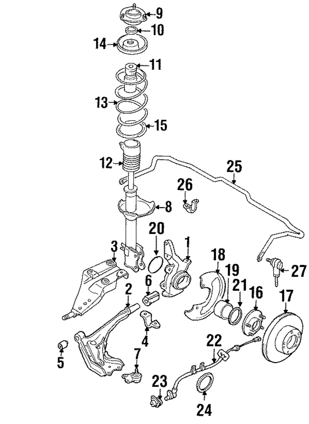 Control Arm - Nissan (54500-96E00)