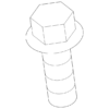 Seat Back Assembly Bolt - Nissan (86899-79900)
