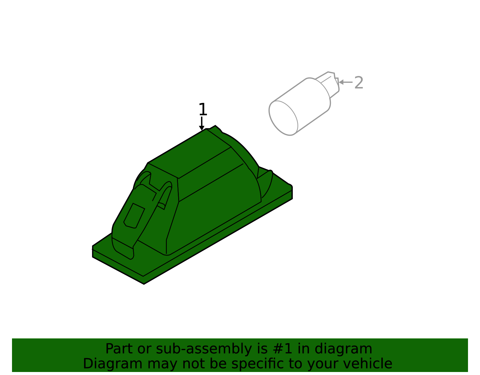 License Lamp - Nissan (26510-8990A)