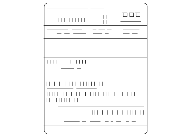 Tire Info Label - Nissan (99090-5RL0A)