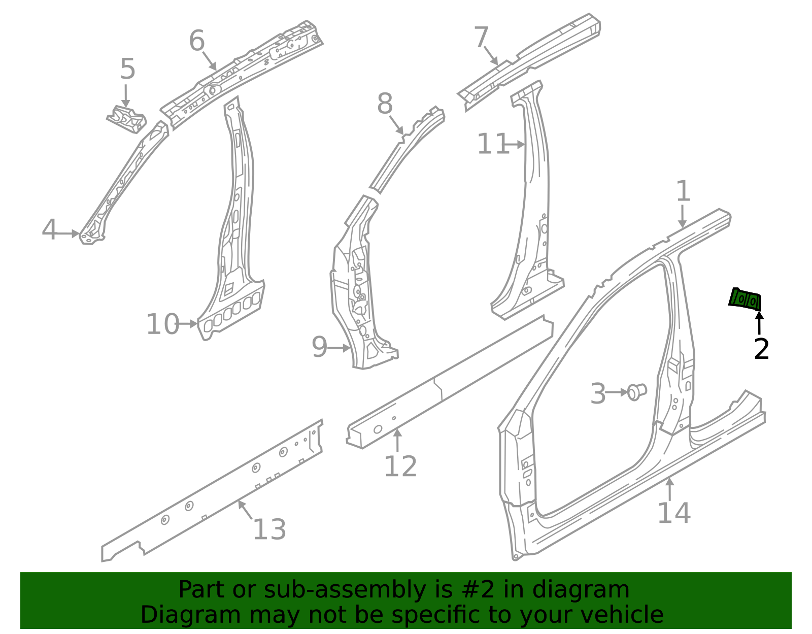 Aperture Panel Retainer Bracket - Nissan (G6691-5RBMA)