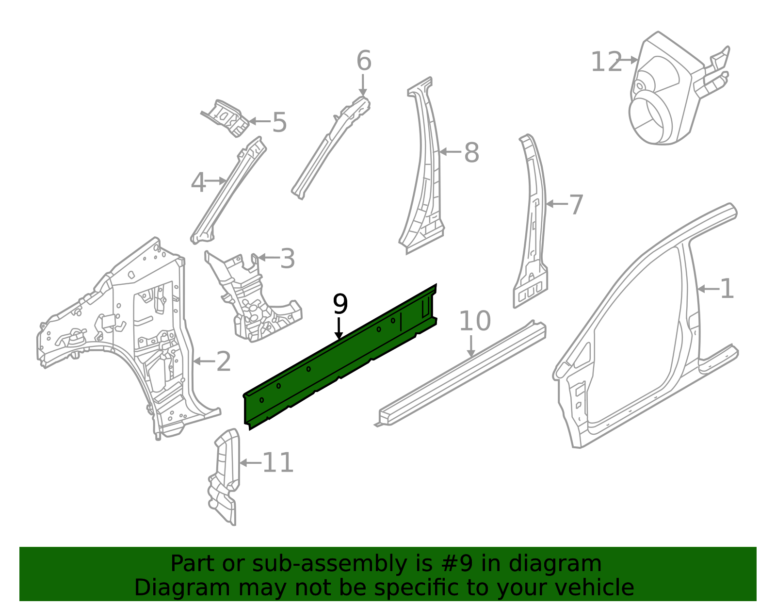 Inner Rocker - Nissan (G6451-5EEMA)