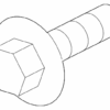 Head Air Bag Bolt - Nissan (01125-A6041)
