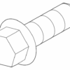 Bracket Screw - Nissan (081A6-6121A)