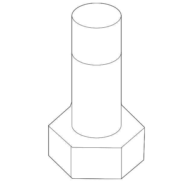 Passenger Air Bag Bolt - Nissan (01121-0029U)